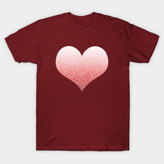 Red ombre shirt sales